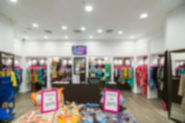 Mağaza arka plan bulanıklık