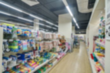 Mağaza arka plan bulanıklık