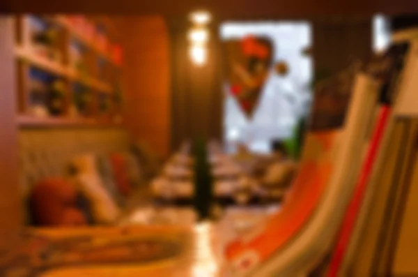 Restaurant verschwimmt Hintergrund — Stockfoto