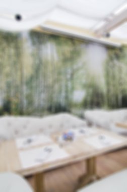 Restoran bulanıklık arka plan