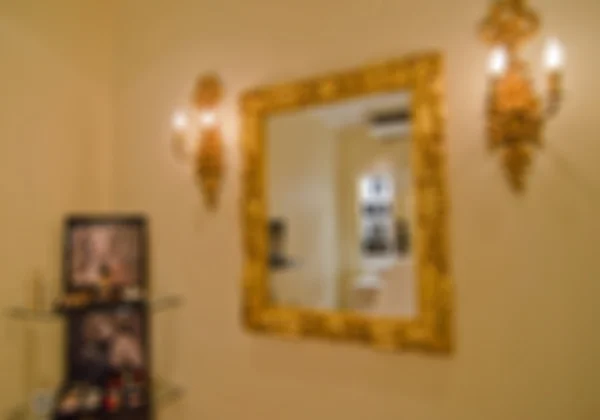 Modern beauty salon blur background — Stock Photo, Image