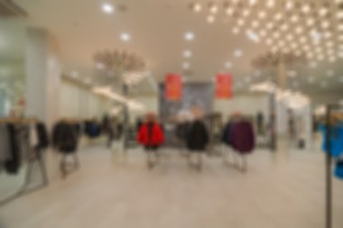 Mağaza arka plan bulanıklık