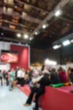 Sahne arkasında arka plan bulanıklık filme TV göstermek