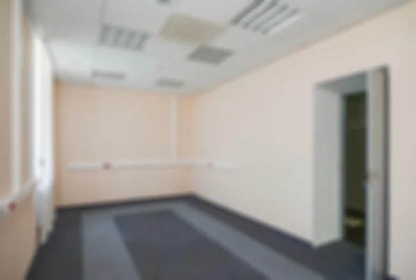 Escritório comum edifício interior borrão fundo — Fotografia de Stock