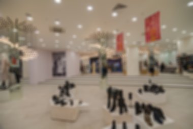 Mağaza arka plan bulanıklık