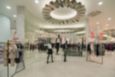 Mağaza arka plan bulanıklık