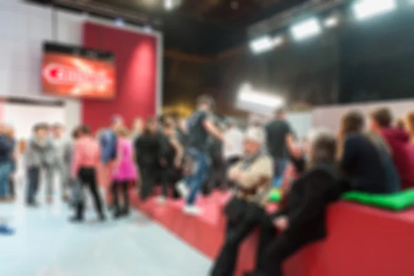 TV show filming backstage blur background — Stock Photo, Image