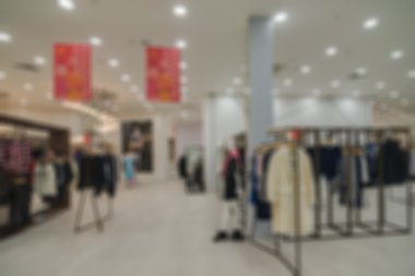 Mağaza arka plan bulanıklık