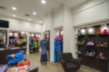 Mağaza arka plan bulanıklık