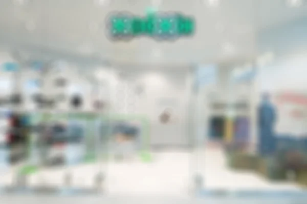 Abstract blur of clothing store — Stock Photo, Image