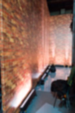 Sahne arkasında arka plan bulanıklık filme TV göstermek