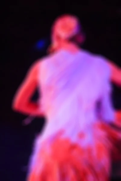 Flamenco dancers blur background — Stock Photo, Image