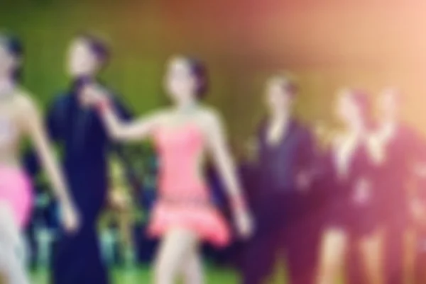 Ballroom dance competition blur background — Stock Photo, Image