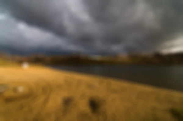 Playa de arena llena — Foto de Stock