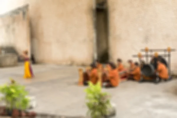 Traditional Bali dance blur background — Stock Photo, Image