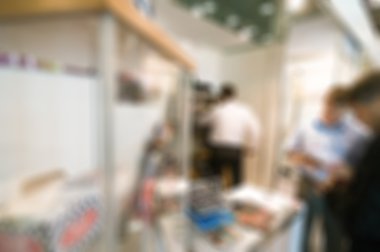 Genel Ticaret Fuarı arka plan bulanıklık
