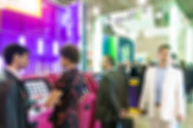 Genel Ticaret Fuarı arka plan bulanıklık