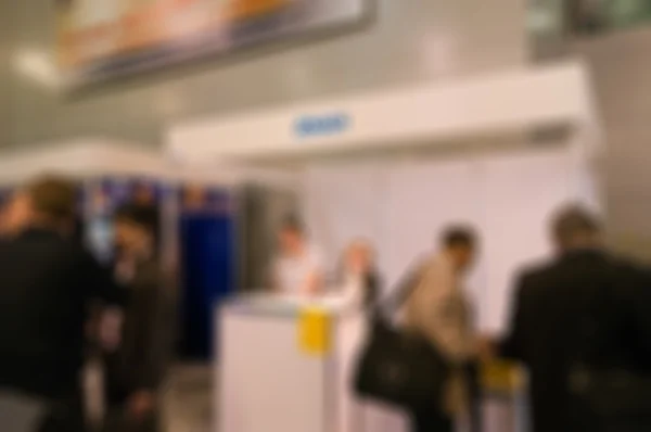 Generic trade show blur background — Stock Photo, Image