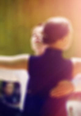 Balo salonu dans yarışması arka plan bulanıklık