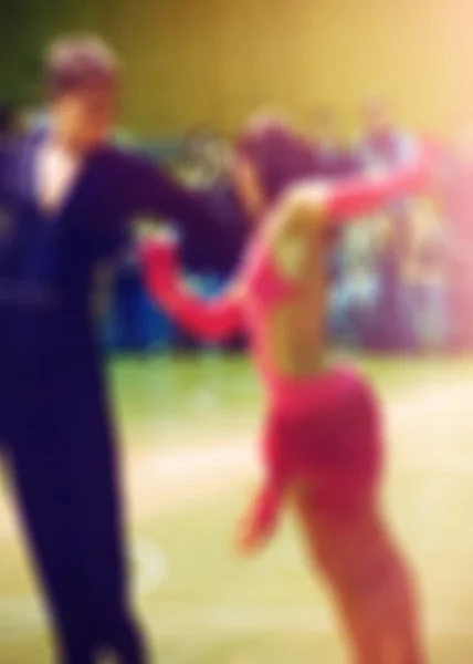 Ballroom dance competition blur background — Stock Photo, Image