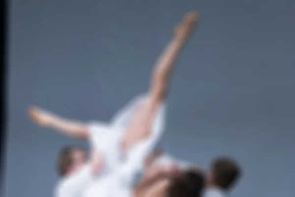 Contemporary dance performance bokeh blur background — Stock Photo, Image