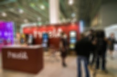 Genel Ticaret Fuarı arka plan bulanıklık