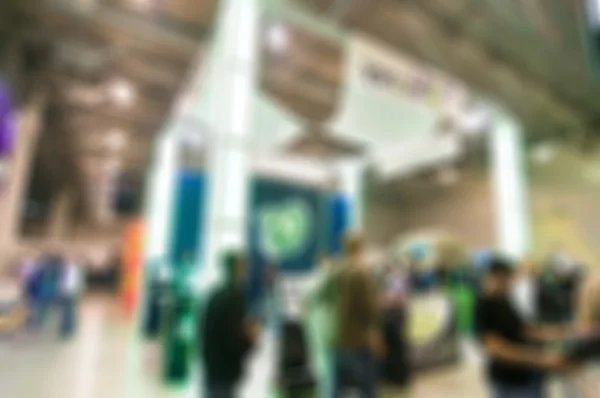 Generic trade show blur background — Stock Photo, Image