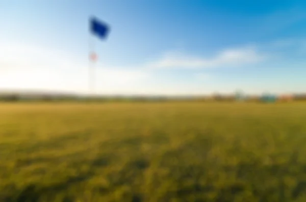 Golf course at sunset — Stock Photo, Image