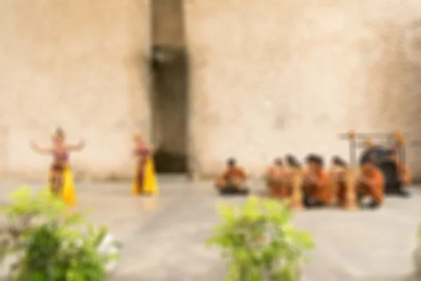 Traditionel Bali dans sløring baggrund - Stock-foto