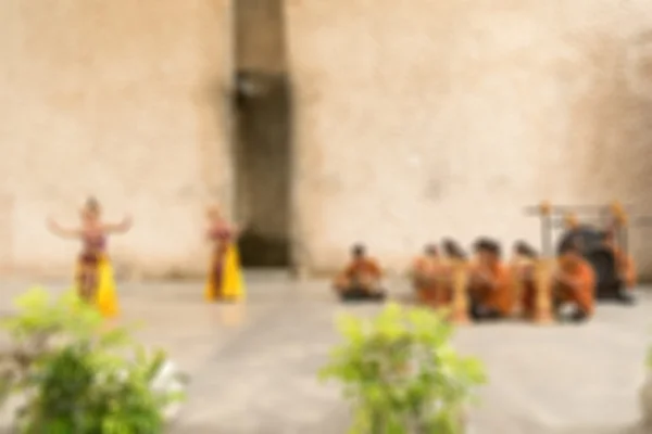 Tradicional Bali dança desfoque fundo — Fotografia de Stock