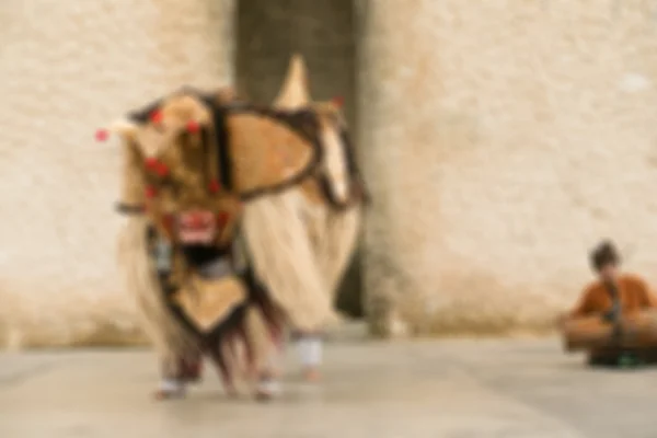 Παραδοσιακά Μπαλί χορού θάμπωμα φόντου — Φωτογραφία Αρχείου