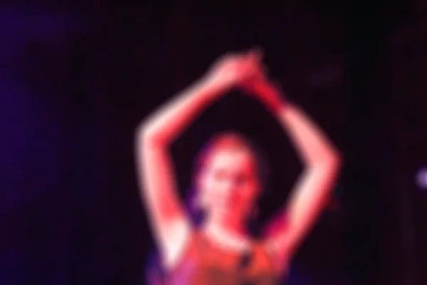 Bailarines flamencos fondo borroso —  Fotos de Stock