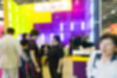 Genel Ticaret Fuarı arka plan bulanıklık