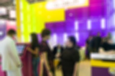 Genel Ticaret Fuarı arka plan bulanıklık