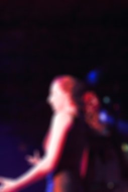 Flamenko dansçılar arka plan bulanıklık