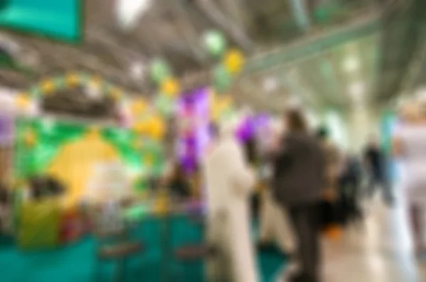 Generic trade show blur background — Stock Photo, Image