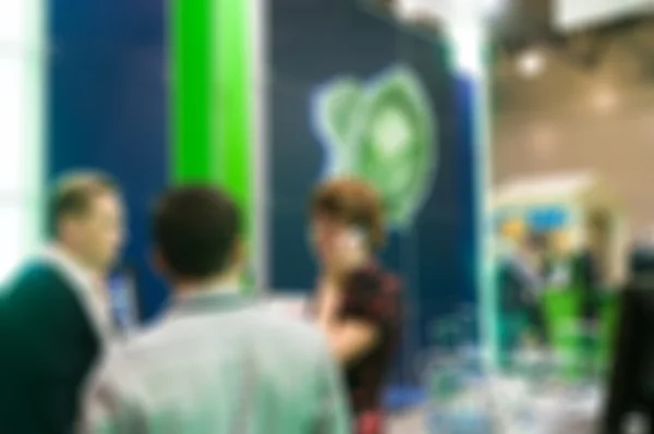 Generic trade show blur background — Stock Photo, Image