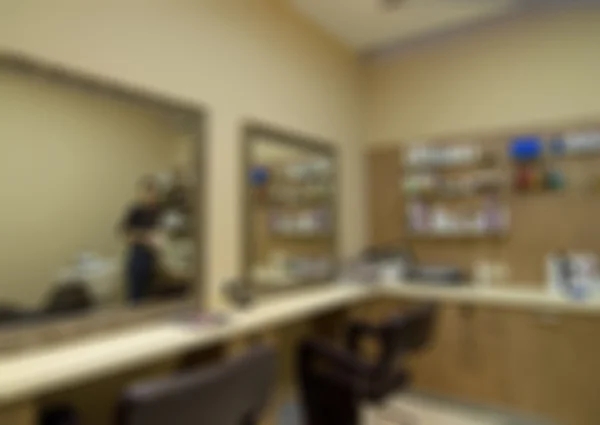 Moderní kosmetický salon rozostření pozadí — Stock fotografie