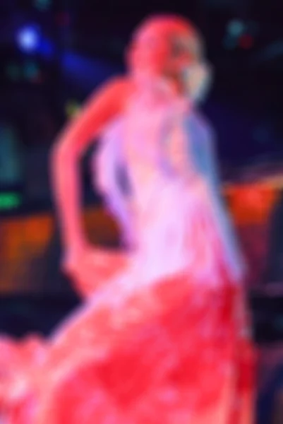 Ballerini di flamenco sfocano sfondo — Foto Stock