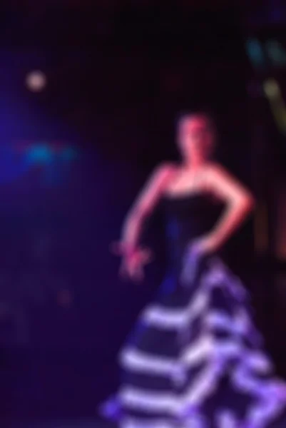 Flamenco dançarinos borrão fundo — Fotografia de Stock