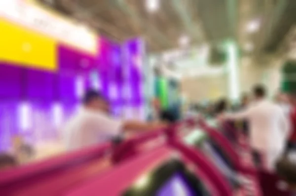 Generic trade show blur background — Stock Photo, Image