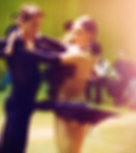 Ballroom dansen concurrentie achtergrond wazig — Stockfoto