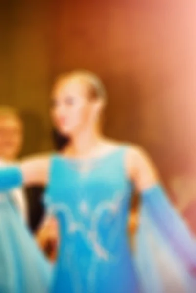 社交ダンスの競争の背景をぼかし — ストック写真