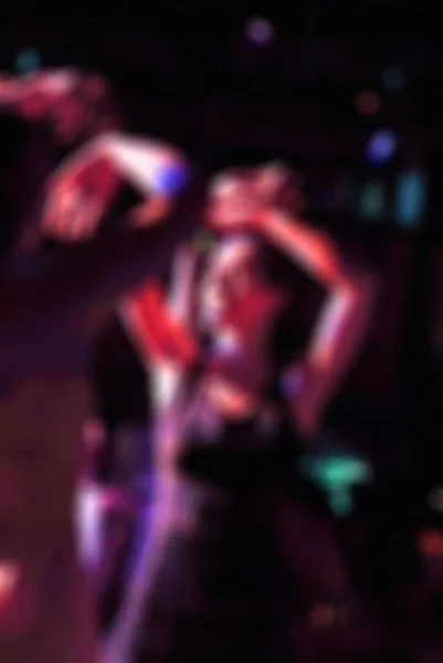 Flamenco-Tänzer verwischen Hintergrund — Stockfoto