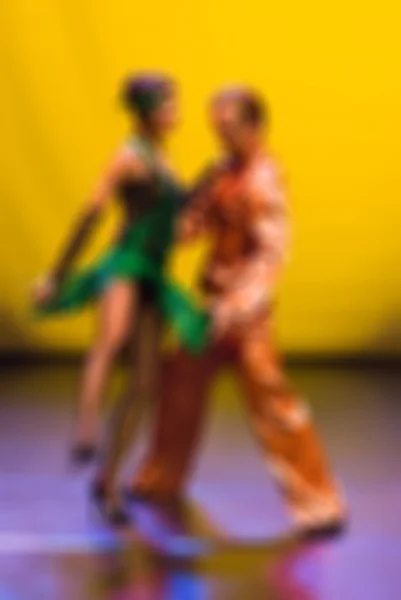 Kortárs tánc előadás bokeh életlenítés háttér — Stock Fotó