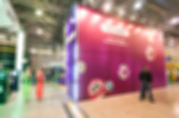 Generic trade show blur background — Stock Photo, Image