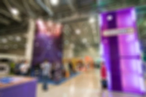 Generic trade show blur background — Stock Photo, Image