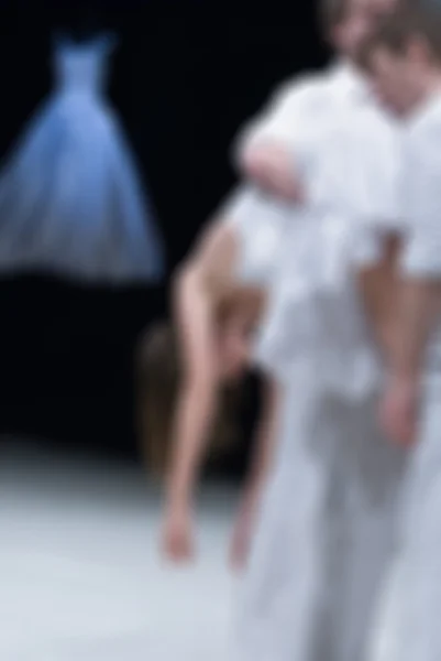 Moderní taneční výkon bokeh rozostření pozadí — Stock fotografie
