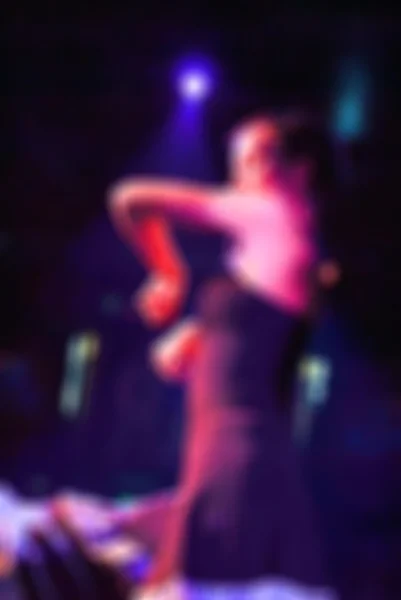 Flamenco dansers wazig achtergrond — Stockfoto