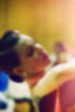 Balo salonu dans yarışması arka plan bulanıklık